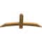 Ekena Millwork Bellingham Rough Sawn Timber Gable Bracket, Western Red Cedar, 48"W x 20"H x 2"D x 4"F, 10/12 Pitch GBW048X20X0204BEL00RWR - alternate 5